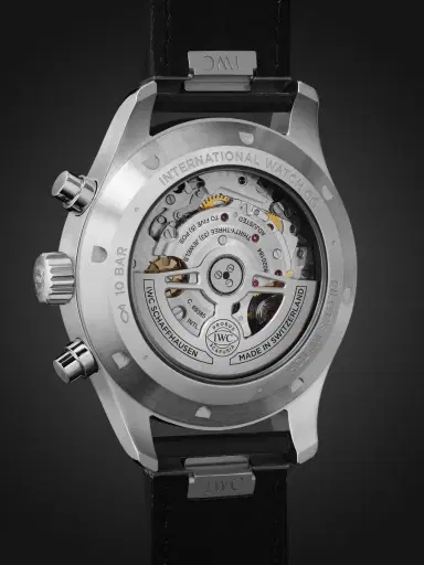 IWC SCHAFFHAUSEN Pilot's Automatic Chronograph 43mm Stainless Steel and Leather Watch, Ref. No. IW378001 - Men | Thumbnail 5
