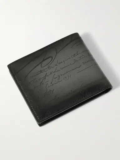 Berluti Makore Scritto Venezia Leather Billfold Wallet - Men | Thumbnail 2 Berluti Makore Scritto Venezia Leather Billfold Wallet - Men | Thumbnail 2