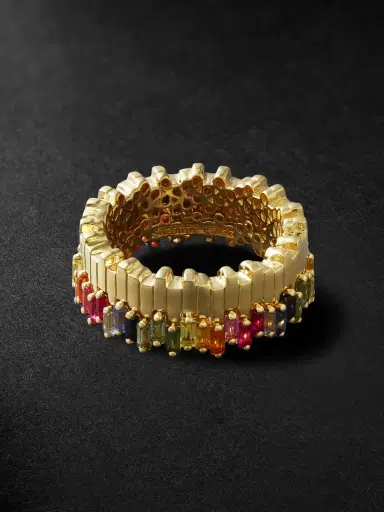 Suzanne Kalan 18-Karat Gold Sapphire Ring - Men | Thumbnail 2 Suzanne Kalan 18-Karat Gold Sapphire Ring - Men | Thumbnail 2
