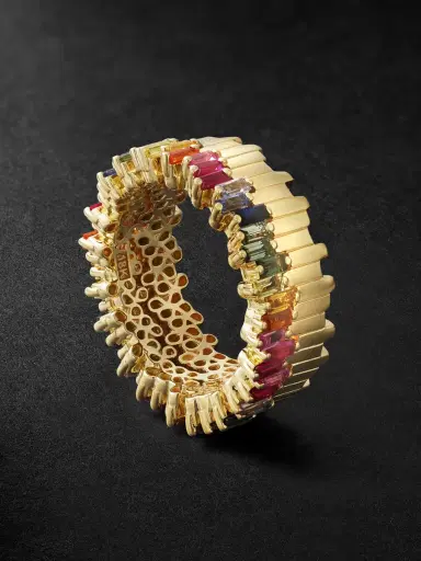 Suzanne Kalan 18-Karat Gold Sapphire Ring - Men | Thumbnail 1 Suzanne Kalan 18-Karat Gold Sapphire Ring - Men | Thumbnail 1