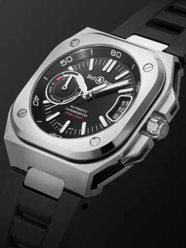 Bell & Ross BR-X5 Automatic Chronometer Steel Watch, Ref. BRX5R-BL-ST/SRB - Men | Thumbnail 4 Bell & Ross BR-X5 Automatic Chronometer Steel Watch, Ref. BRX5R-BL-ST/SRB - Men | Thumbnail 4