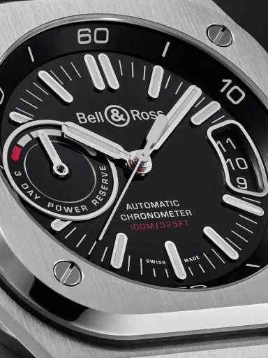 Bell & Ross BR-X5 Automatic Chronometer Steel Watch, Ref. BRX5R-BL-ST/SRB - Men | Thumbnail 6 Bell & Ross BR-X5 Automatic Chronometer Steel Watch, Ref. BRX5R-BL-ST/SRB - Men | Thumbnail 6
