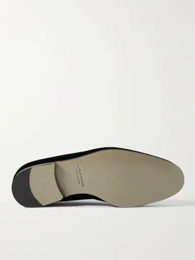 Manolo Blahnik Mario Grosgrain-Trimmed Velvet Loafers - Men | Thumbnail 6 Manolo Blahnik Mario Grosgrain-Trimmed Velvet Loafers - Men | Thumbnail 6