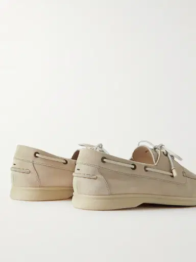 Loro Piana Sea-Sail Walk Suede Boat Shoes - Men | Thumbnail 5 Loro Piana Sea-Sail Walk Suede Boat Shoes - Men | Thumbnail 5