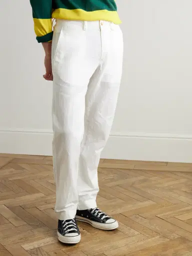 Polo Ralph Lauren Slim-Fit Straight-Leg Linen and Cotton-Blend Trousers - Men | Thumbnail 3