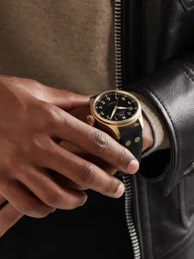 IWC SCHAFFHAUSEN Big Pilot's 43 Automatic Bronze and Alcantara Watch, Ref. IW329703 - Men | Thumbnail 2 IWC SCHAFFHAUSEN Big Pilot's 43 Automatic Bronze and Alcantara Watch, Ref. IW329703 - Men | Thumbnail 2
