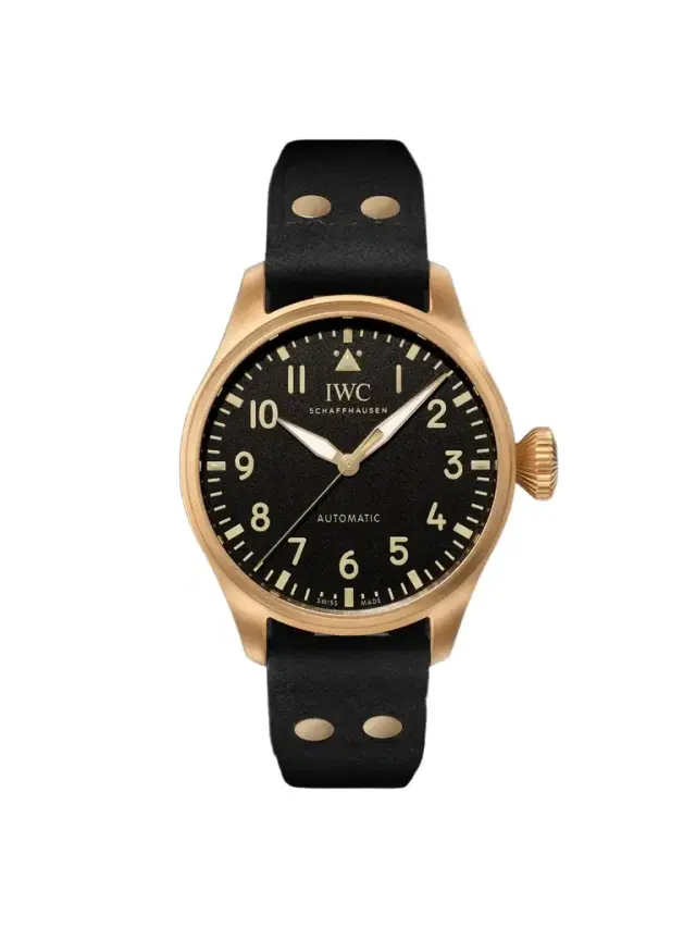 IWC SCHAFFHAUSEN Big Pilot's 43 Automatic Bronze and Alcantara Watch, Ref. IW329703 - Men