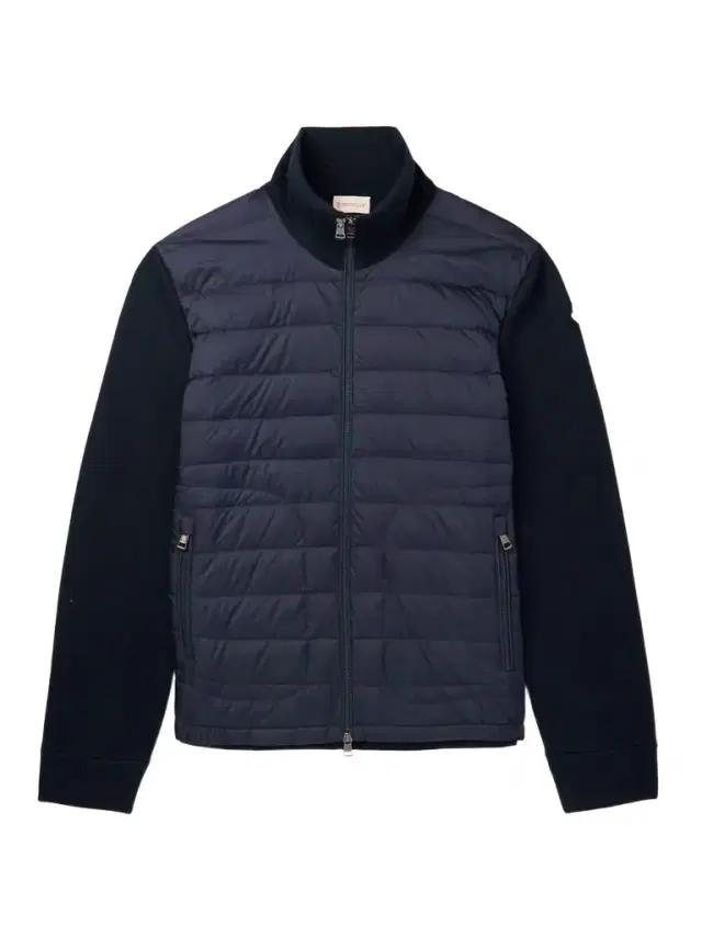 Moncler Slim-Fit Panelled Wool-Blend and Quilted Shell Down Zip-Up Cardigan - Men