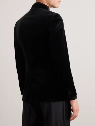 MR P. Cotton-Blend Velvet Tuxedo Jacket - Men | Thumbnail 3 MR P. Cotton-Blend Velvet Tuxedo Jacket - Men | Thumbnail 3