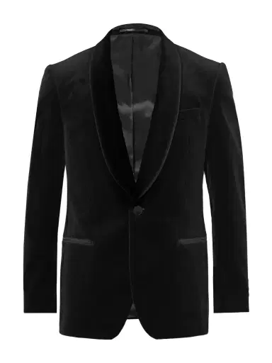 MR P. Cotton-Blend Velvet Tuxedo Jacket - Men | Thumbnail 1 MR P. Cotton-Blend Velvet Tuxedo Jacket - Men | Thumbnail 1
