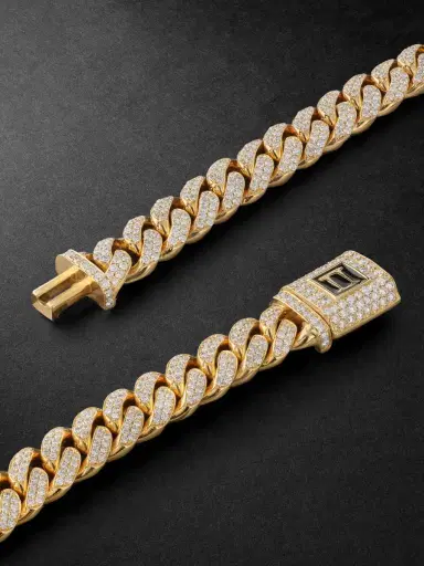 Greg Yuna Set of Two 14-Karat Gold Diamond Convertible Bracelets - Men | Thumbnail 4 Greg Yuna Set of Two 14-Karat Gold Diamond Convertible Bracelets - Men | Thumbnail 4