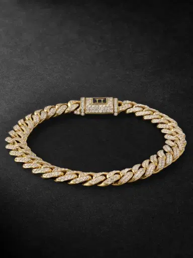 Greg Yuna Set of Two 14-Karat Gold Diamond Convertible Bracelets - Men | Thumbnail 1 Greg Yuna Set of Two 14-Karat Gold Diamond Convertible Bracelets - Men | Thumbnail 1