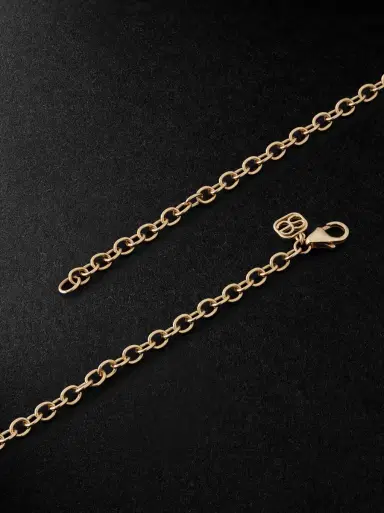 Sydney Evan Mushroom Large Gold Pendant Necklace - Men | Thumbnail 3