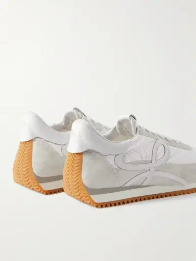 Loewe Flow Runner Leather-Trimmed Suede and Nylon Sneakers - Men | Thumbnail 5 Loewe Flow Runner Leather-Trimmed Suede and Nylon Sneakers - Men | Thumbnail 5