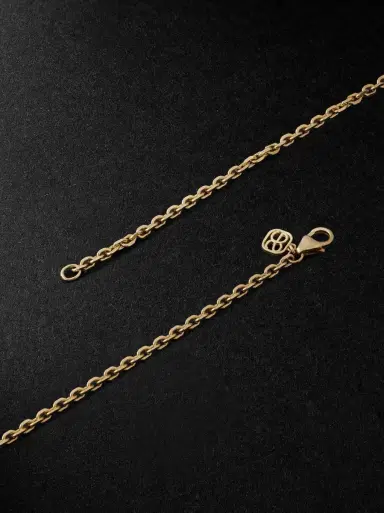 Sydney Evan Elephant Small Gold, Silver and Diamond Necklace - Men | Thumbnail 3 Sydney Evan Elephant Small Gold, Silver and Diamond Necklace - Men | Thumbnail 3