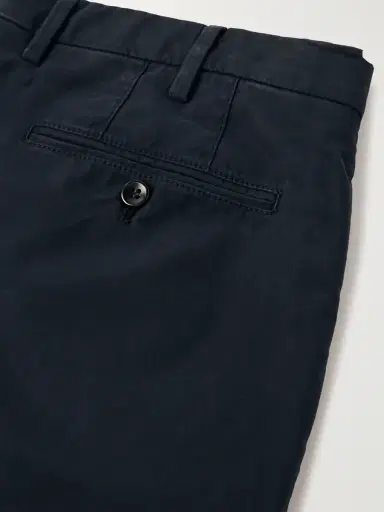 Loro Piana Slim-Fit Cotton-Blend Trousers - Men | Thumbnail 4 Loro Piana Slim-Fit Cotton-Blend Trousers - Men | Thumbnail 4