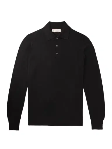 Brunello Cucinelli Virgin Wool and Cashmere-Blend Polo Shirt - Men | Thumbnail 1 Brunello Cucinelli Virgin Wool and Cashmere-Blend Polo Shirt - Men | Thumbnail 1