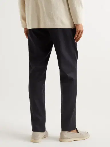 Loro Piana Slim-Fit Virgin Wool and Cashmere-Blend Trousers - Men | Thumbnail 3