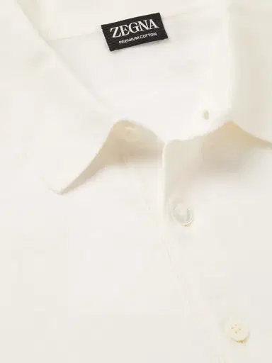 Zegna Cotton Polo Shirt - Men | Thumbnail 4 Zegna Cotton Polo Shirt - Men | Thumbnail 4