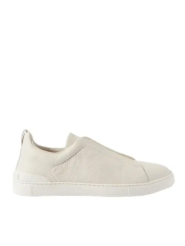 Zegna Triple Stitch™ Full-Grain Deerskin Slip-On Sneakers - Men