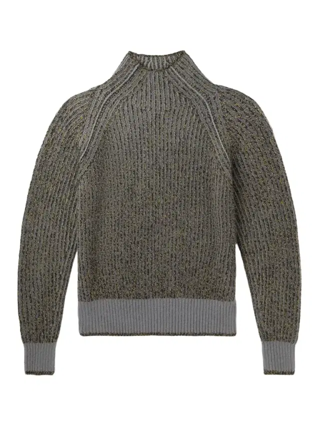 Loro Piana Snow Wander Ribbed Cashmere and Silk-Blend Mock-Neck Sweater - Men