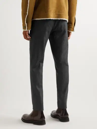 Loro Piana Slim-Fit Virgin Wool and Cashmere-Blend Trousers - Men | Thumbnail 3 Loro Piana Slim-Fit Virgin Wool and Cashmere-Blend Trousers - Men | Thumbnail 3