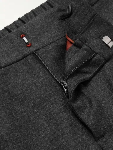 Loro Piana Slim-Fit Virgin Wool and Cashmere-Blend Trousers - Men | Thumbnail 5 Loro Piana Slim-Fit Virgin Wool and Cashmere-Blend Trousers - Men | Thumbnail 5
