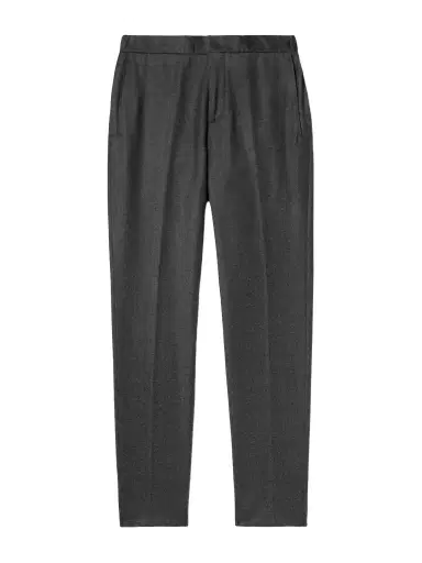 Loro Piana Slim-Fit Virgin Wool and Cashmere-Blend Trousers - Men | Thumbnail 1 Loro Piana Slim-Fit Virgin Wool and Cashmere-Blend Trousers - Men | Thumbnail 1