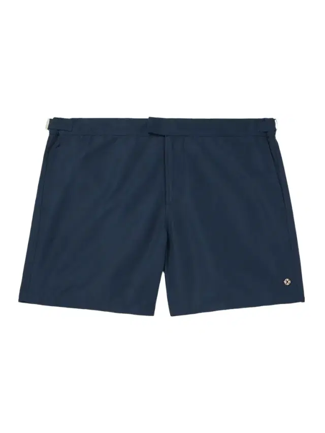 Embellished Straight-Leg Mid-Length Swim Shorts - Men