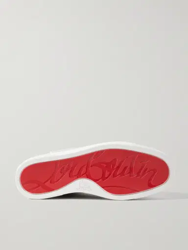Christian Louboutin Rantulow Suede and Leather-Trimmed Canvas Sneakers - Men | Thumbnail 3 Christian Louboutin Rantulow Suede and Leather-Trimmed Canvas Sneakers - Men | Thumbnail 3