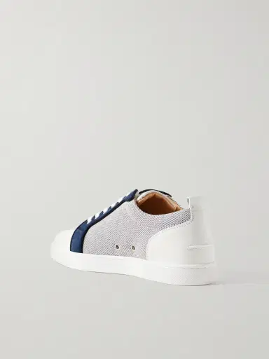 Christian Louboutin Rantulow Suede and Leather-Trimmed Canvas Sneakers - Men | Thumbnail 4 Christian Louboutin Rantulow Suede and Leather-Trimmed Canvas Sneakers - Men | Thumbnail 4
