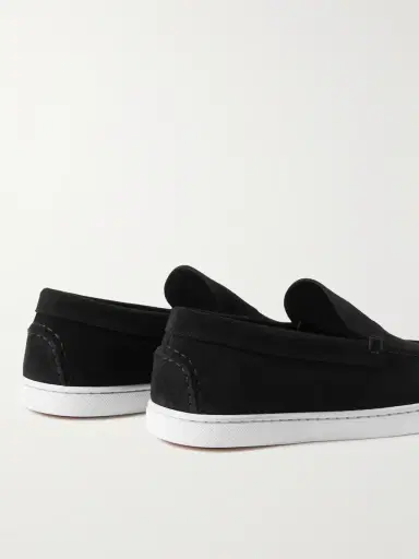 Christian Louboutin Varsiboat Logo-Embossed Suede Loafers - Men | Thumbnail 4 Christian Louboutin Varsiboat Logo-Embossed Suede Loafers - Men | Thumbnail 4