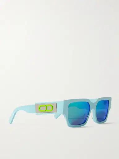 DIOR Eyewear CD SU Square-Frame Acetate and Silver-Tone Sunglasses - Men | Thumbnail 3