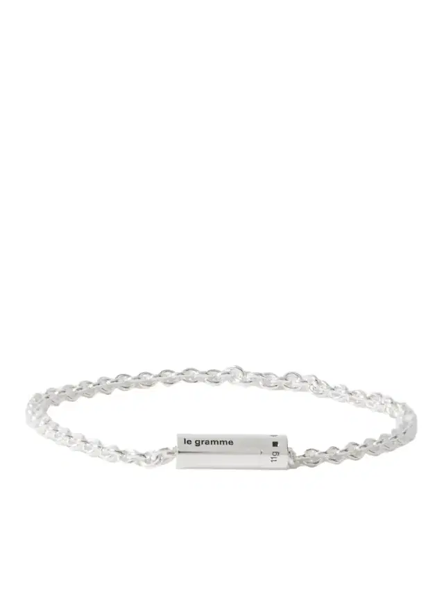 LE GRAMME 11g Sterling Silver Chain Bracelet - Men