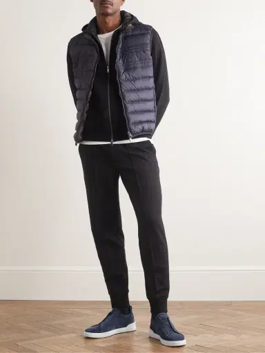 Zegna Triple Stitch™ Suede Slip-On Sneakers - Men | Thumbnail 2