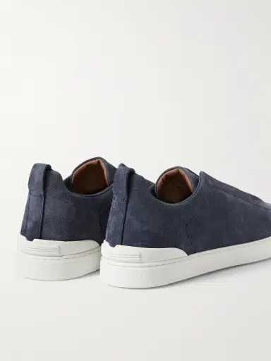 Zegna Triple Stitch™ Suede Slip-On Sneakers - Men | Thumbnail 5