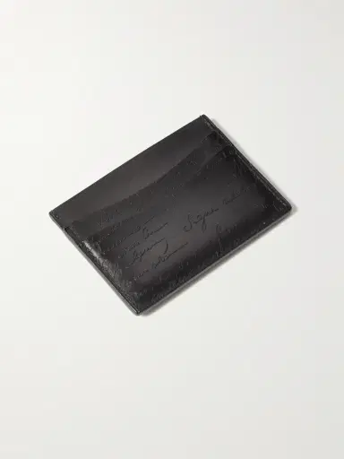 Berluti Bambou Scritto Venezia Leather Cardholder - Men | Thumbnail 2 Berluti Bambou Scritto Venezia Leather Cardholder - Men | Thumbnail 2