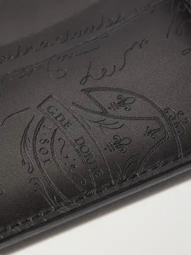 Berluti Bambou Scritto Venezia Leather Cardholder - Men | Thumbnail 3 Berluti Bambou Scritto Venezia Leather Cardholder - Men | Thumbnail 3