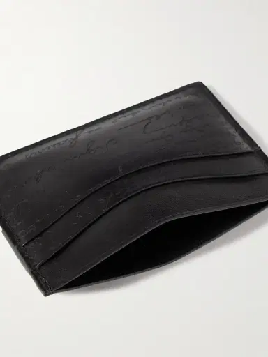 Berluti Bambou Scritto Venezia Leather Cardholder - Men | Thumbnail 4 Berluti Bambou Scritto Venezia Leather Cardholder - Men | Thumbnail 4
