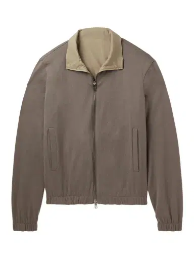 Loro Piana Reversible Windmate® Storm System® Shell and Cashmere Bomber Jacket - Men | Thumbnail 1