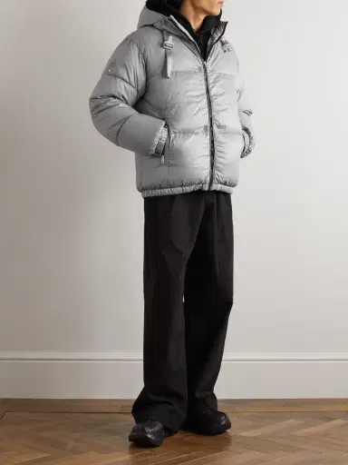 Moncler Genius 6 Moncler 1017 ALYX 9SM Quilted Shell Hooded Down Jacket with Detachable Liner - Men | Thumbnail 2 Moncler Genius 6 Moncler 1017 ALYX 9SM Quilted Shell Hooded Down Jacket with Detachable Liner - Men | Thumbnail 2
