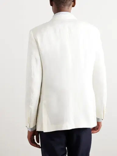 Loro Piana Linen and Silk-Blend Blazer - Men | Thumbnail 3