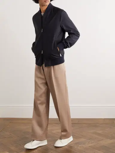 Zegna Wool-Shell Bomber Jacket - Men | Thumbnail 2 Zegna Wool-Shell Bomber Jacket - Men | Thumbnail 2