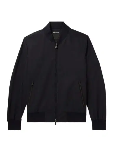 Zegna Wool-Shell Bomber Jacket - Men | Thumbnail 1 Zegna Wool-Shell Bomber Jacket - Men | Thumbnail 1