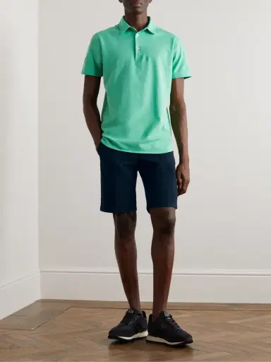 Loro Piana Straight-Leg Cotton-Blend Bermuda Shorts - Men | Thumbnail 2 Loro Piana Straight-Leg Cotton-Blend Bermuda Shorts - Men | Thumbnail 2