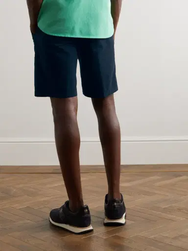 Loro Piana Straight-Leg Cotton-Blend Bermuda Shorts - Men | Thumbnail 3 Loro Piana Straight-Leg Cotton-Blend Bermuda Shorts - Men | Thumbnail 3