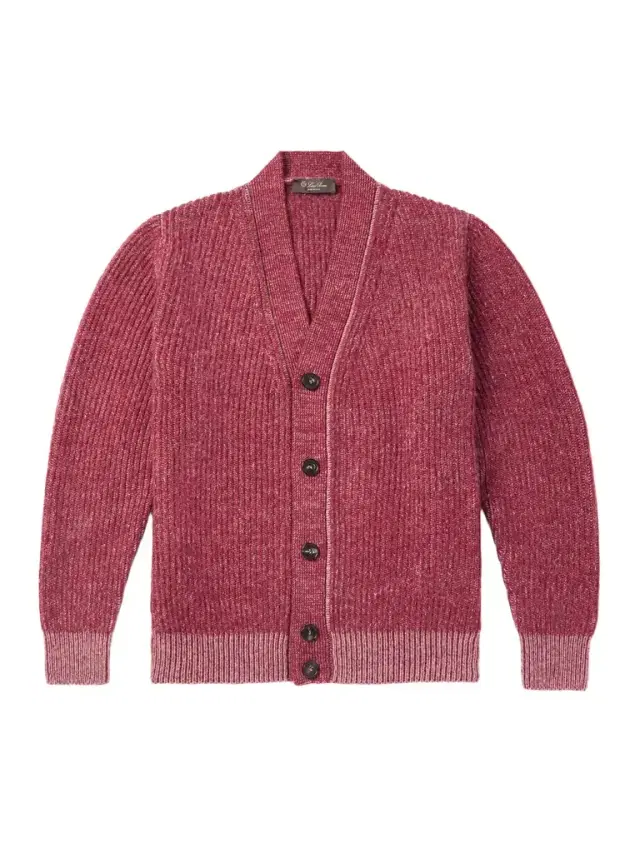 Loro Piana Sey Ribbed Cashmere and Silk-Blend Cardigan - Men