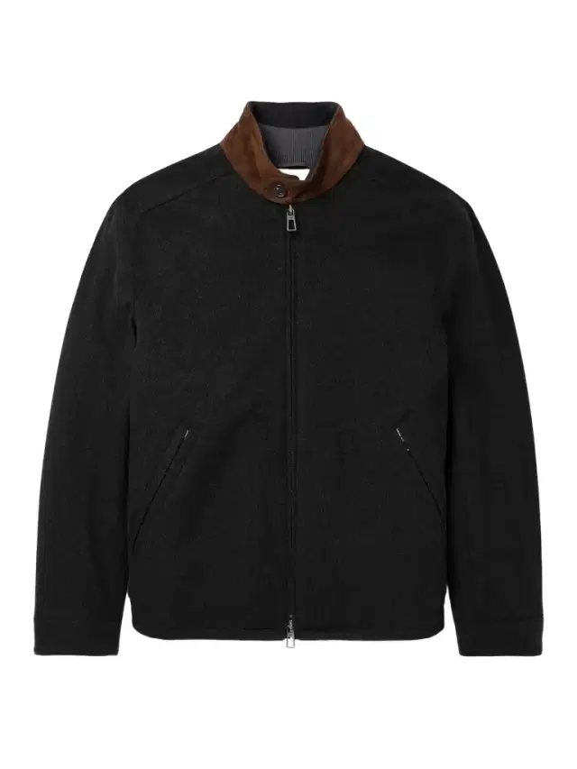 Loro Piana Roadster Suede-Trimmed Brushed-Knit Jacket with Detachable Gilet - Men