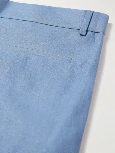 Loro Piana Straight-Leg Pleated Linen Bermuda Shortsen | Thumbnail 4 Loro Piana Straight-Leg Pleated Linen Bermuda Shortsen | Thumbnail 4