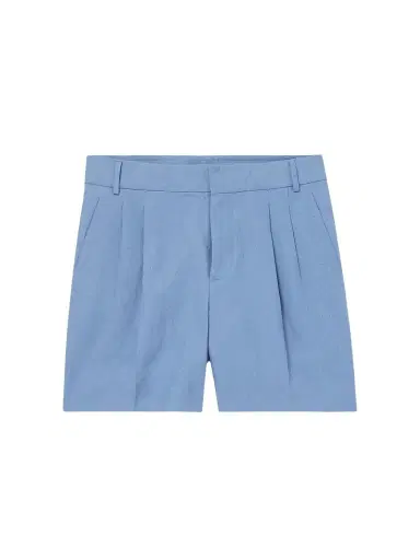 Loro Piana Straight-Leg Pleated Linen Bermuda Shortsen | Thumbnail 1 Loro Piana Straight-Leg Pleated Linen Bermuda Shortsen | Thumbnail 1